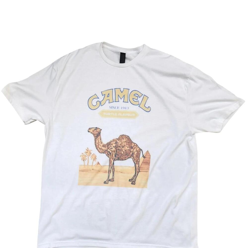 Camel Cigarette Gold T-Shirt Unisex Cotton S-5 Gift Idea Graphic